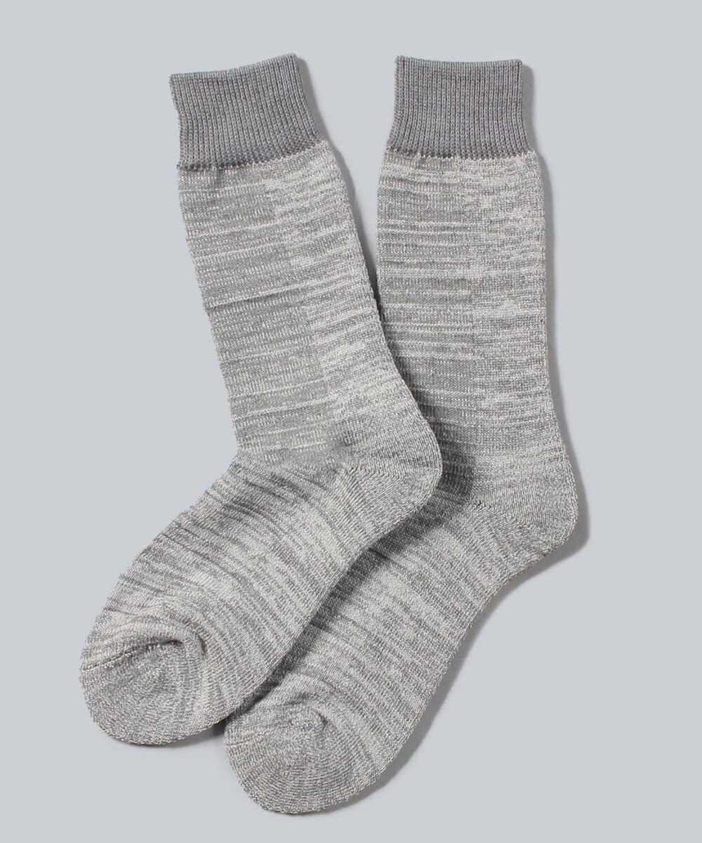 WHITE MAILS PAPER PILE ミドルゲージソックス 