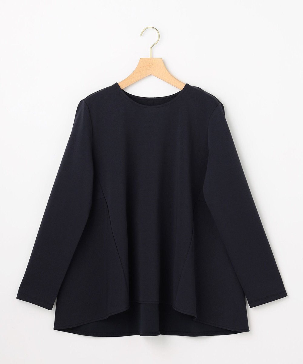 組曲 バックフレアロングＴシャツ 