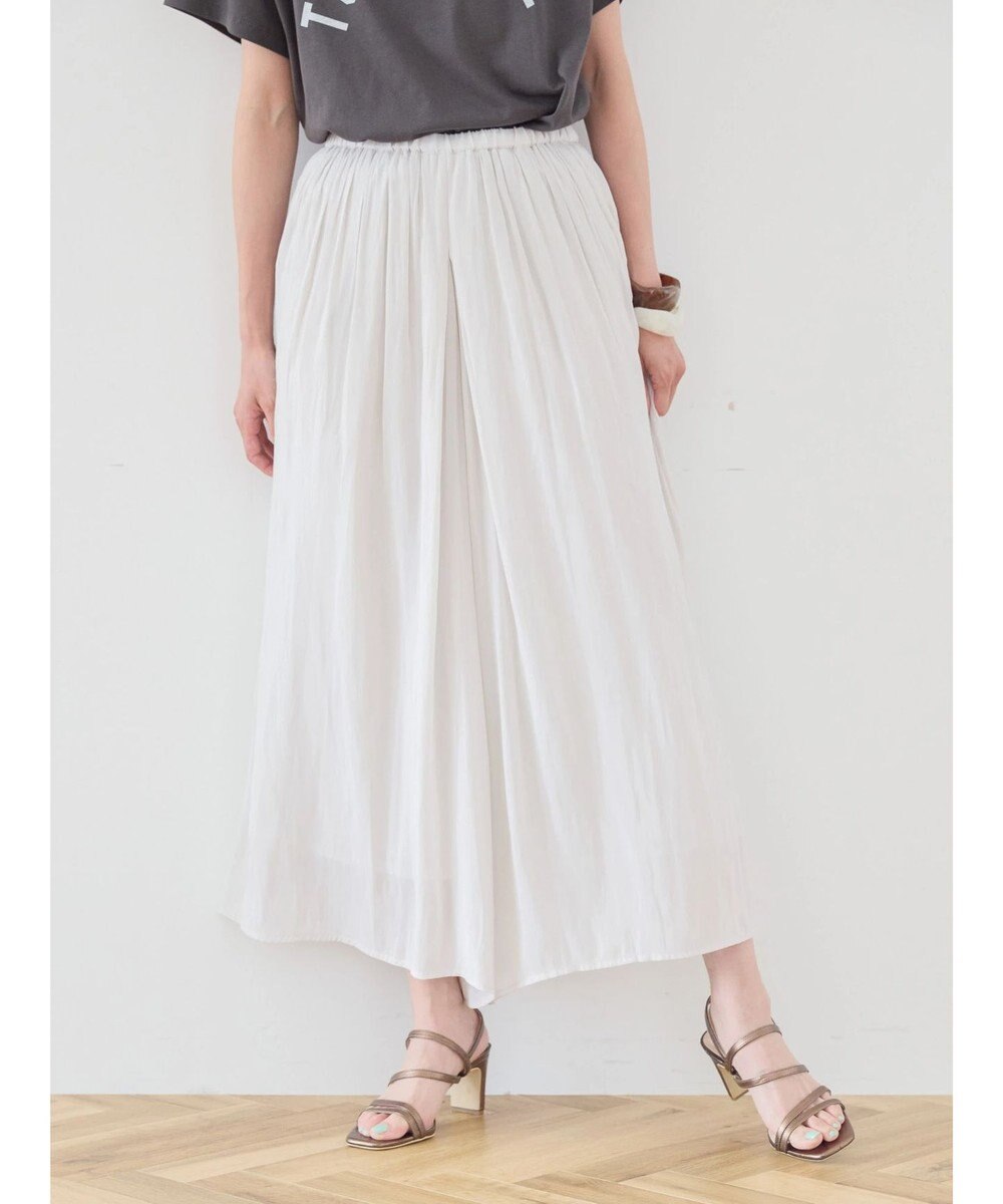 AMERICAN HOLIC エアリーギャザーガウチョパンツ【裏地：接触冷感】 