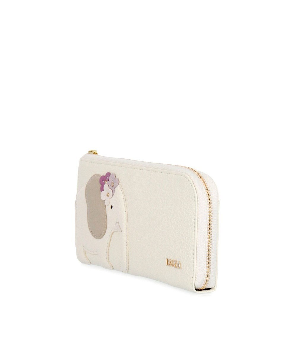 IBIZA アニマーダ　牛革　L字ファスナー長財布（ゾウ） 