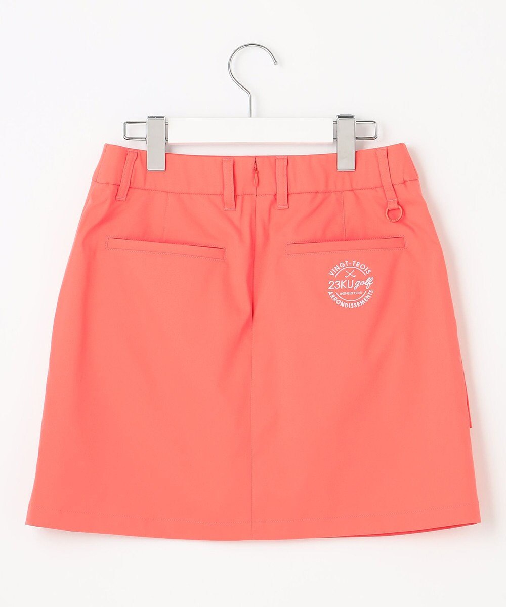 23区GOLF 【WOMEN】【ストレッチ性】チノヘムレイヤースカート 普段のコーデに華やかさをプラス 