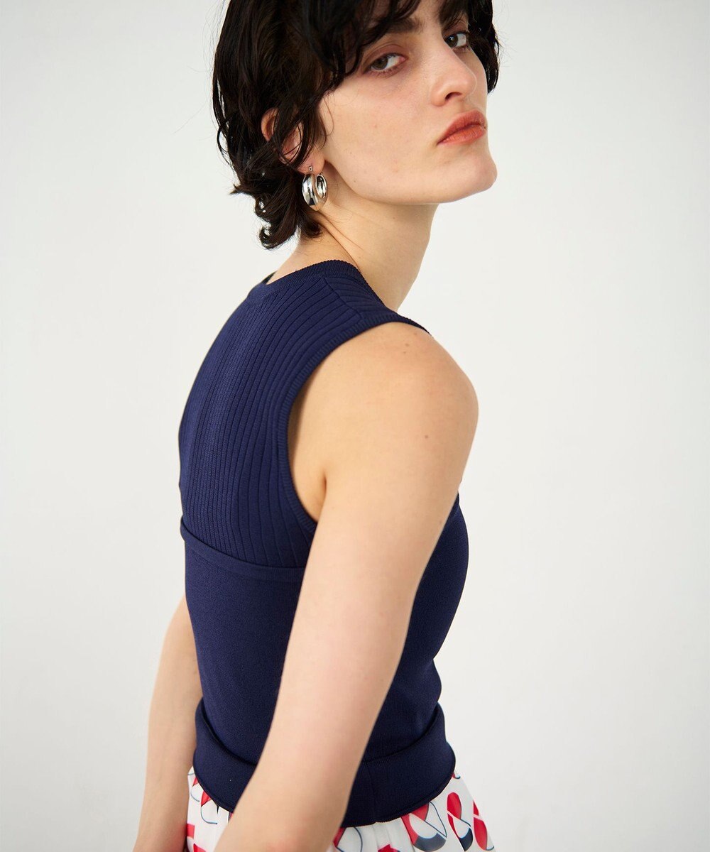 GRACE CONTINENTAL マリンニットワンピース 