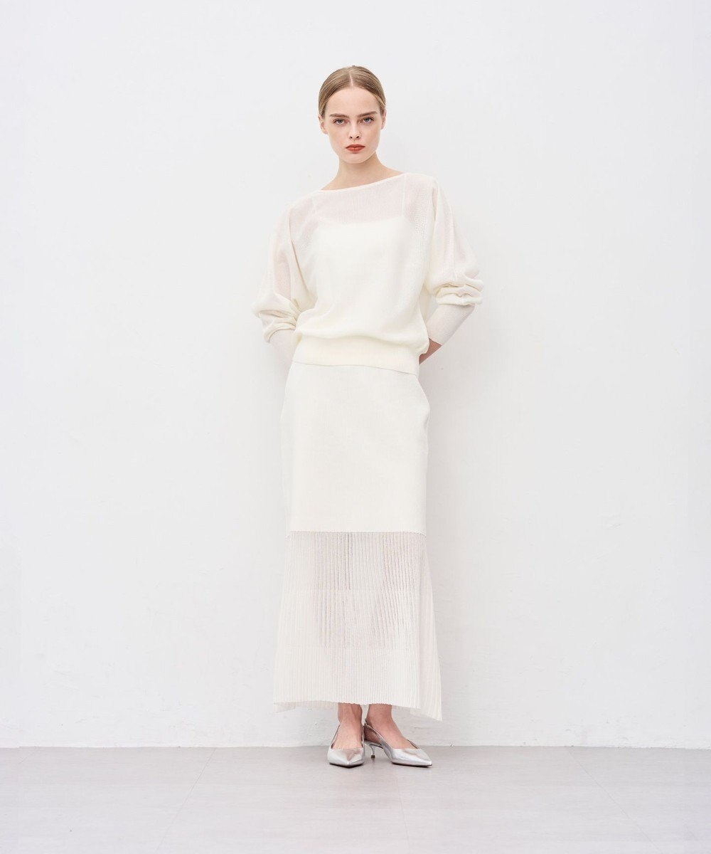 uncrave シアーニット ドルマントップス 