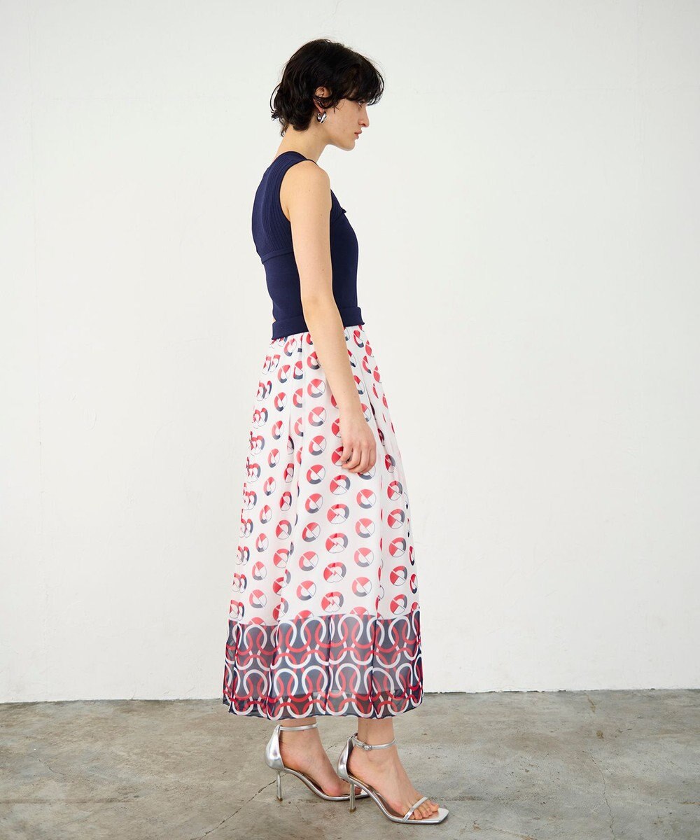 GRACE CONTINENTAL マリンニットワンピース 