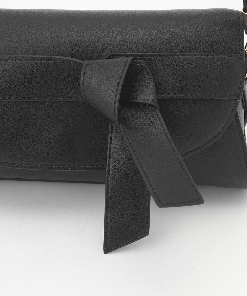 LA BAGAGERIE 【maison vert】 【軽量2WAY】ワイドリボンフラップバッグ 