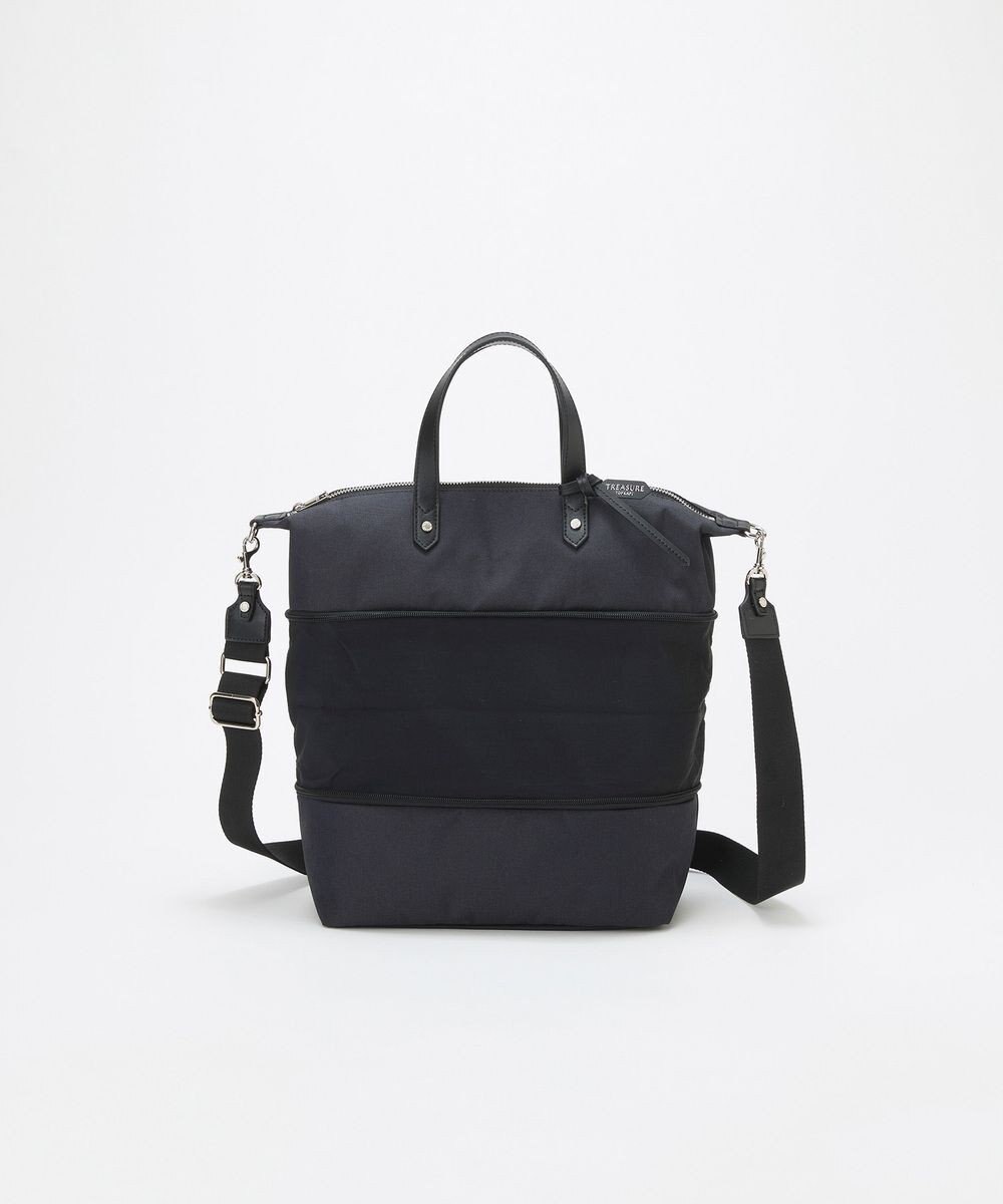 TOPKAPI 【TREASURE TOPKAPI】ナイロンコンビ 2way チェンジング トートバッグ ショルダーベルト付き 