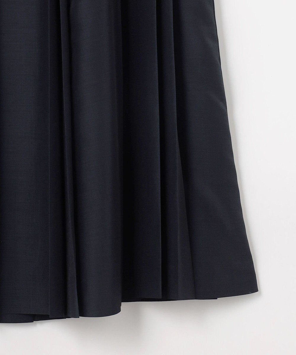 J.PRESS LADIES L エアリースパンボイル プリーツ スカート 