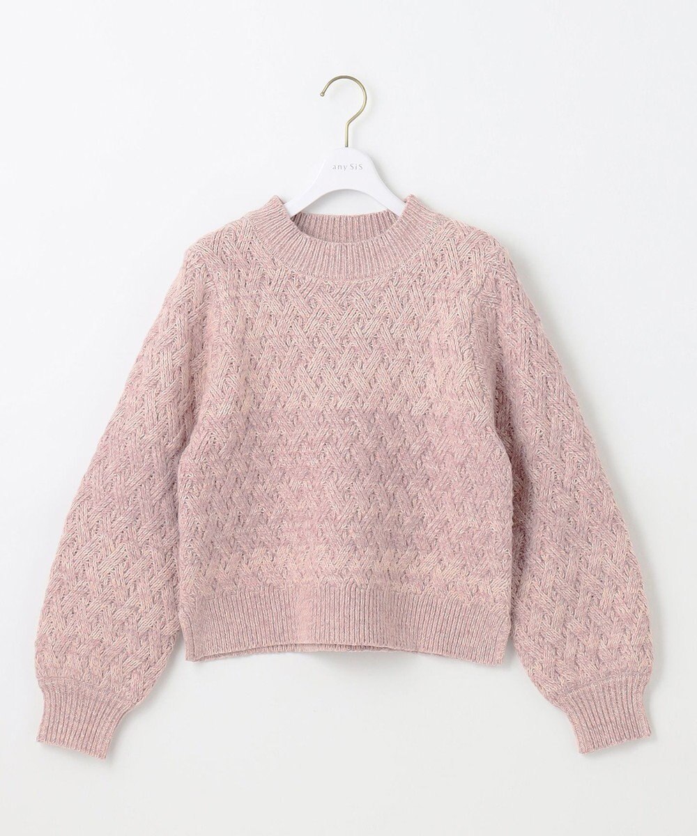 ANY SIS 【洗える】ミックスカラー ニット 