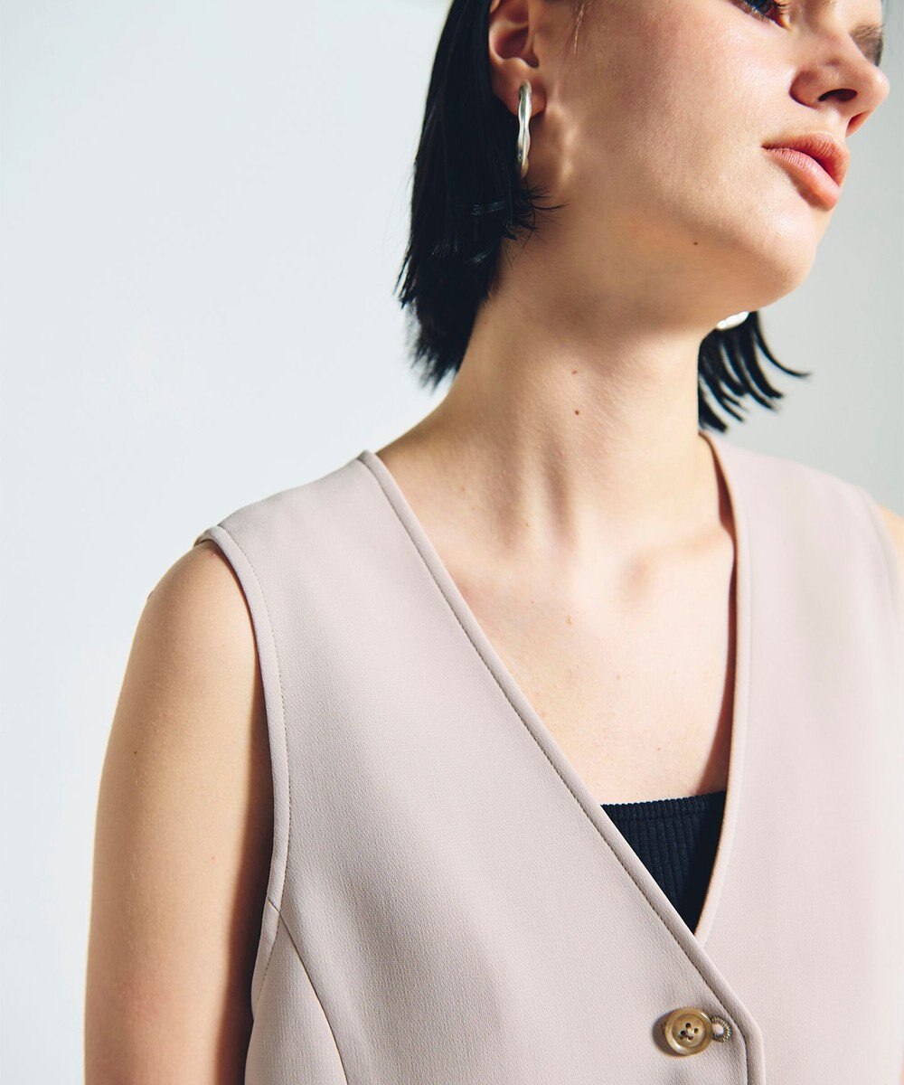 GRACE CONTINENTAL トリアセショートジレ 