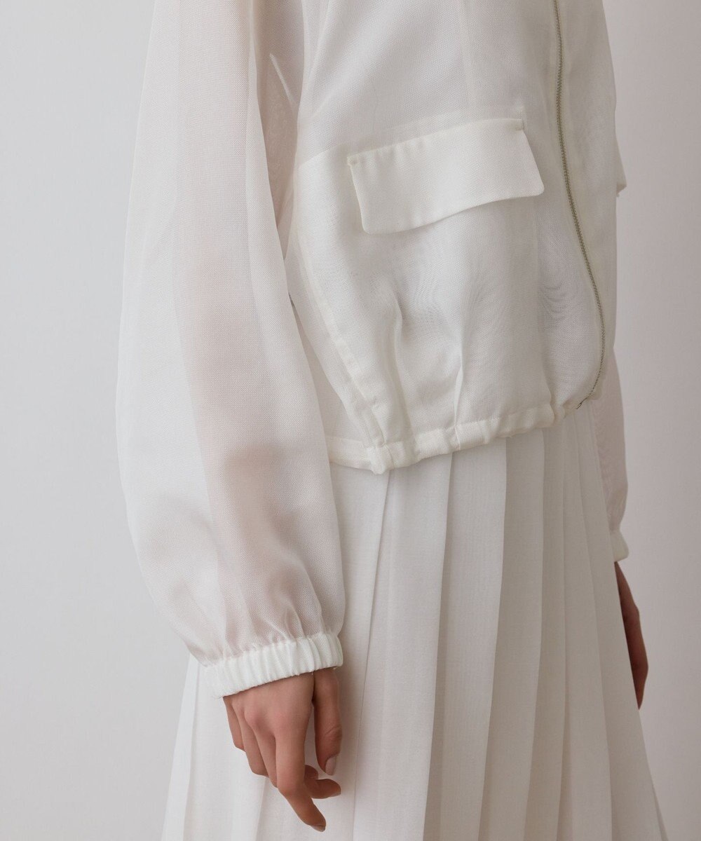 GRACE CONTINENTAL ブライトメッシュブルゾン 