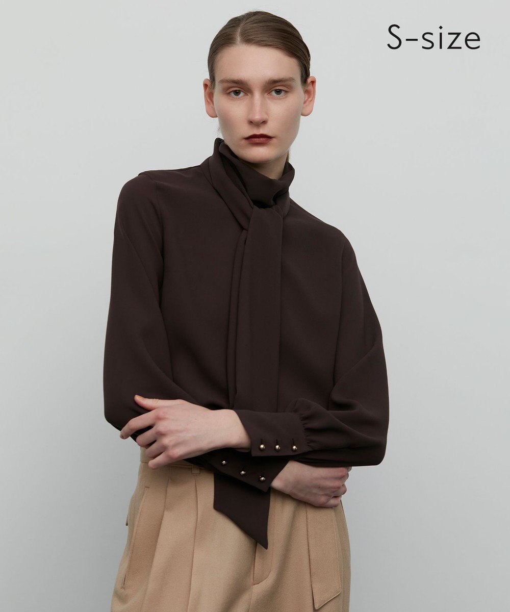 BEIGE， 【S-size】STOW / ボウタイブラウス 