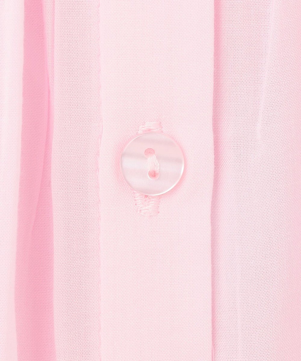 ANY 【洗える】シャーリングチュニック ブラウス 