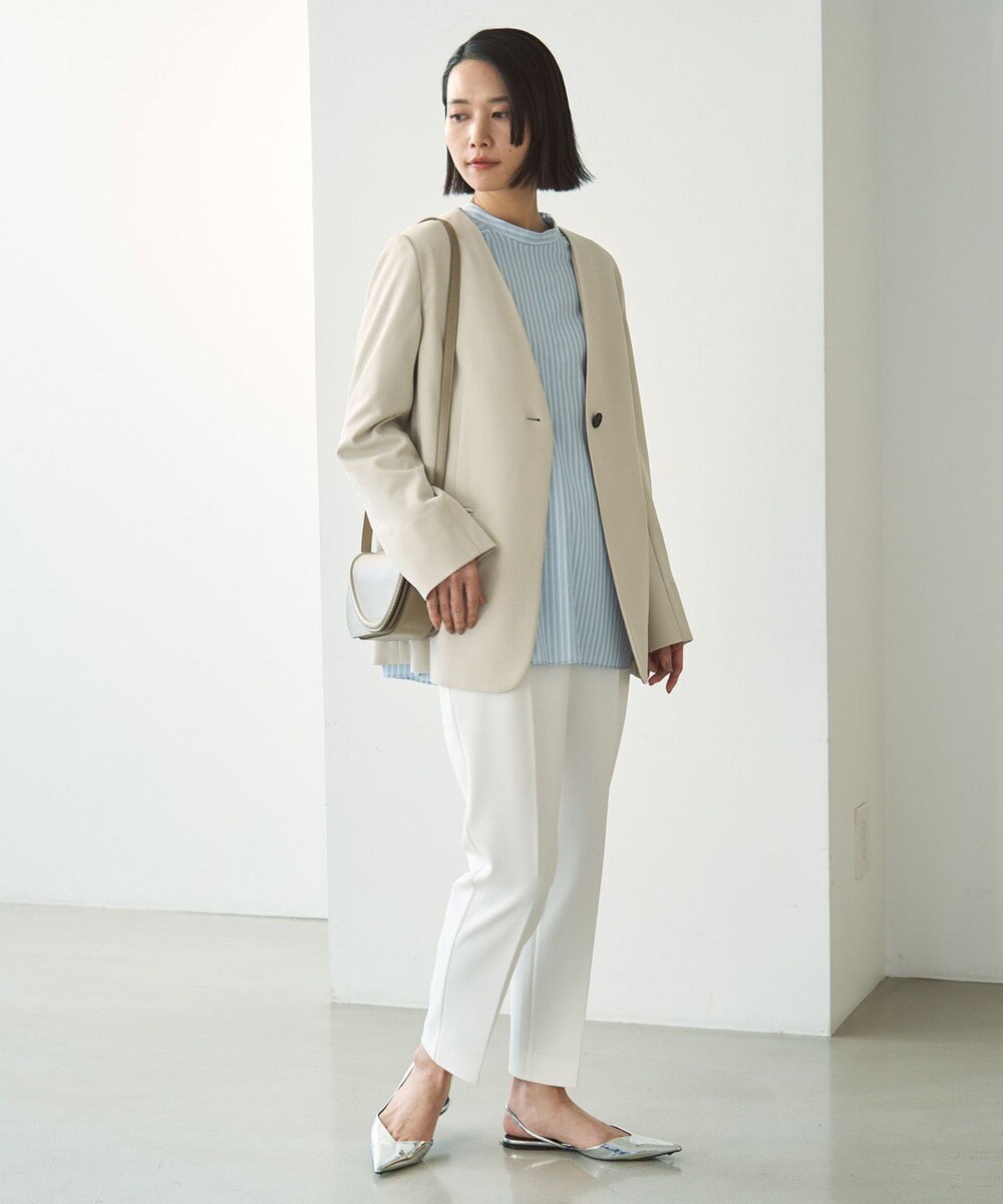 UNFILO ショルダータック ブラウス 