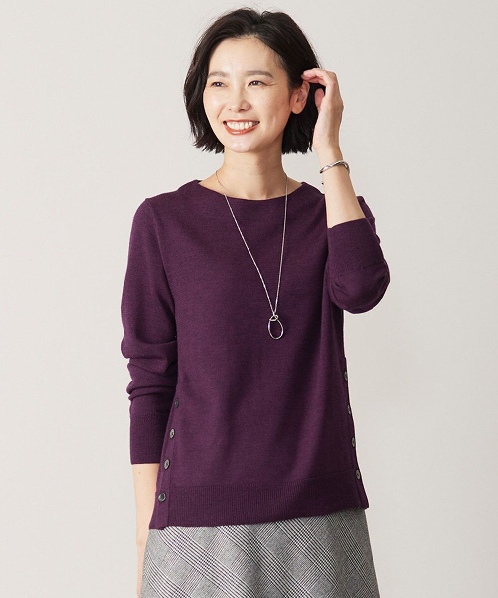 CLEAR LIGHT WOOL ボートネック ニット / J.PRESS LADIES