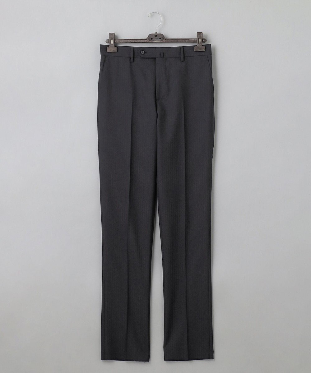 GOTAIRIKU 【オールシーズン対応】WOOL×POLYESTER ライトウェイト スーツ（ブラックストライプ） 