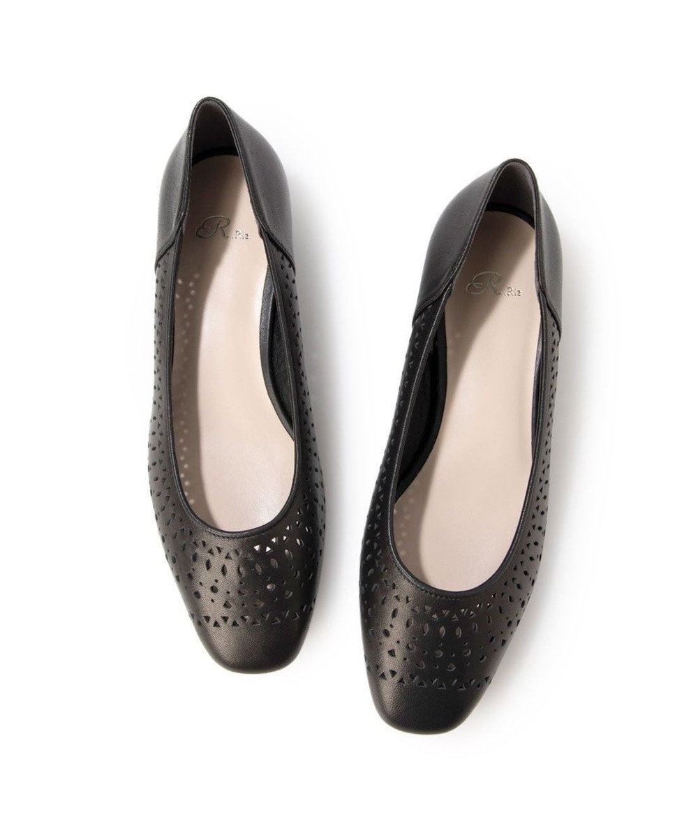 Riz raffinee <Riz raffinee>カットワークフラットパンプス 