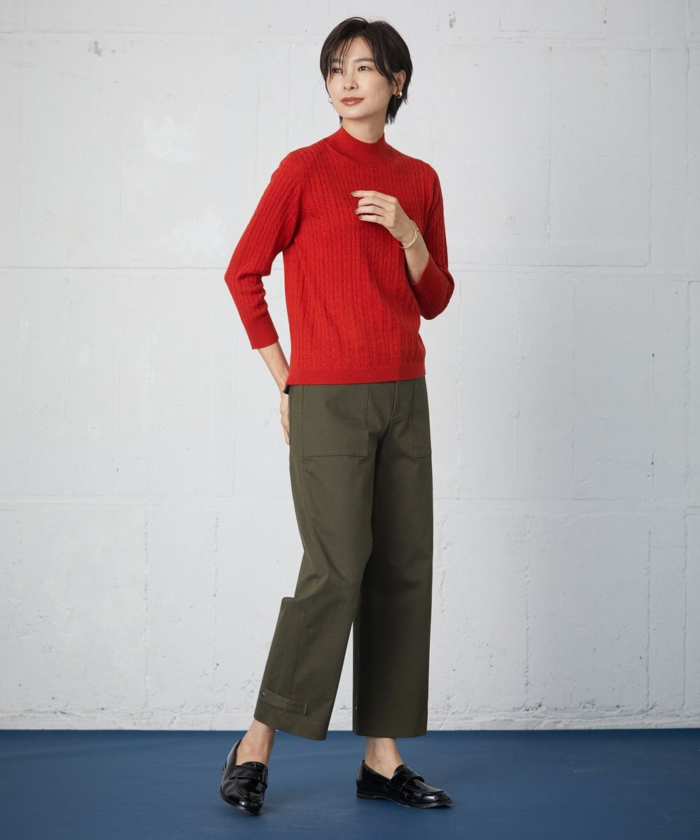 J.PRESS LADIES 【洗える】KNIT BASIC ハイネック ニット 