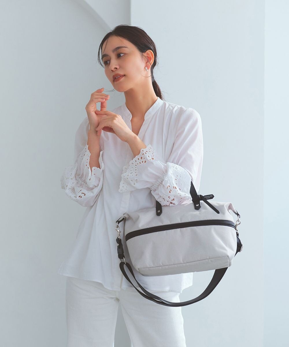 TOPKAPI 【TREASURE TOPKAPI】ナイロンコンビ 2way チェンジング トートバッグ ショルダーベルト付き 