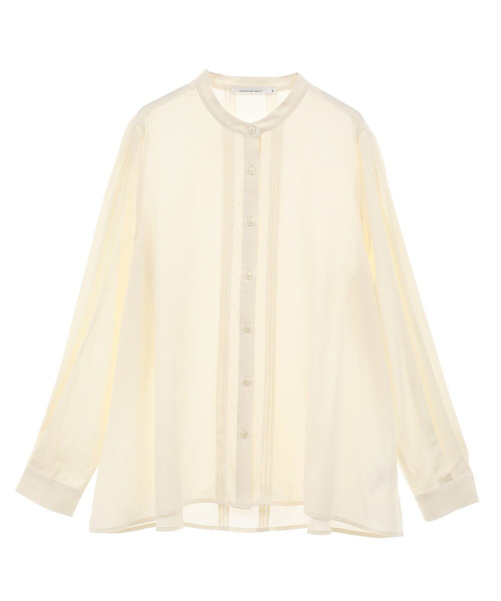AMERICAN HOLIC サラックールタックブラウス 