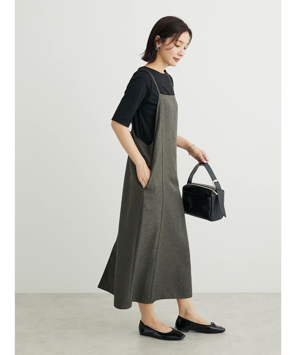 Green Parks 接触冷感　Ｉラインキャミワンピース 