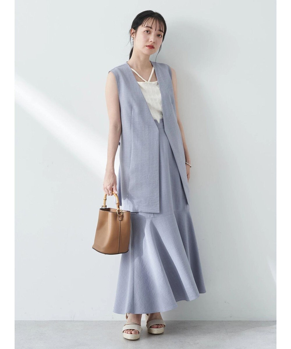 earth music&ecology リネンライクマーメイドスカート 