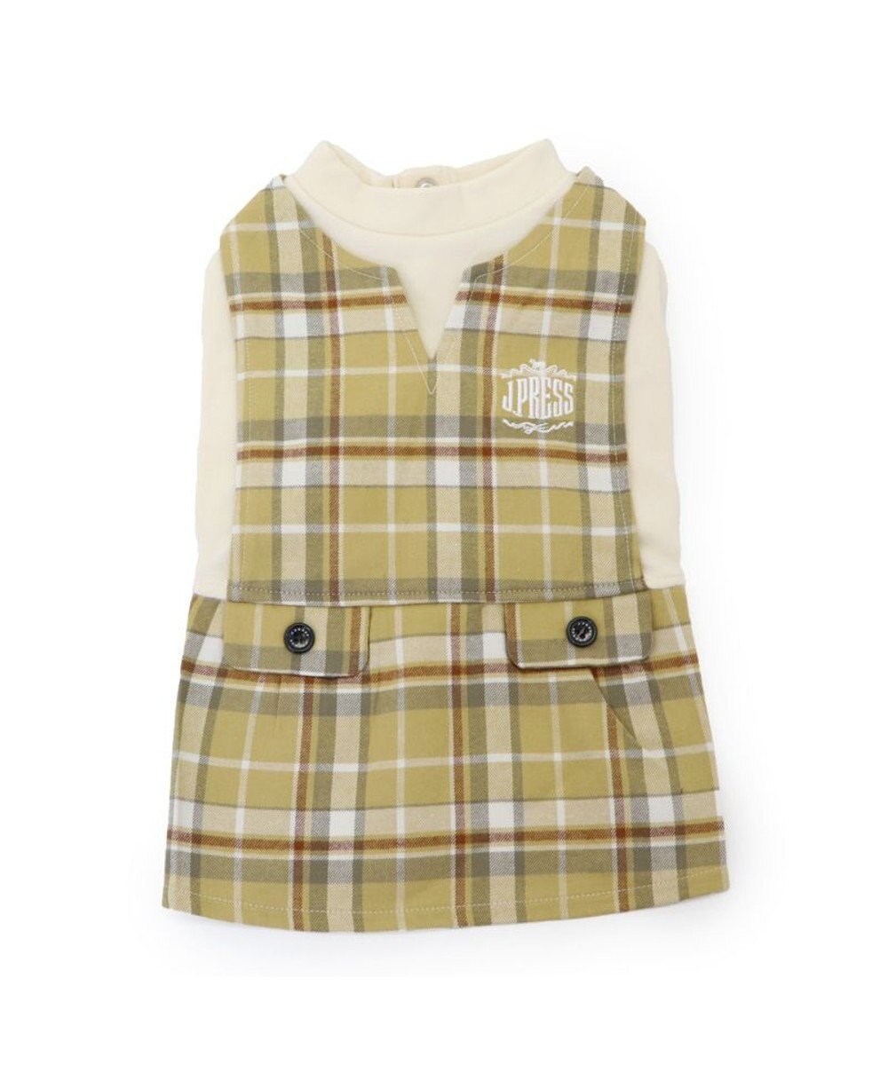 PET PARADISE J.PRESS スカートつなぎ《タータンチェック》 小型犬 