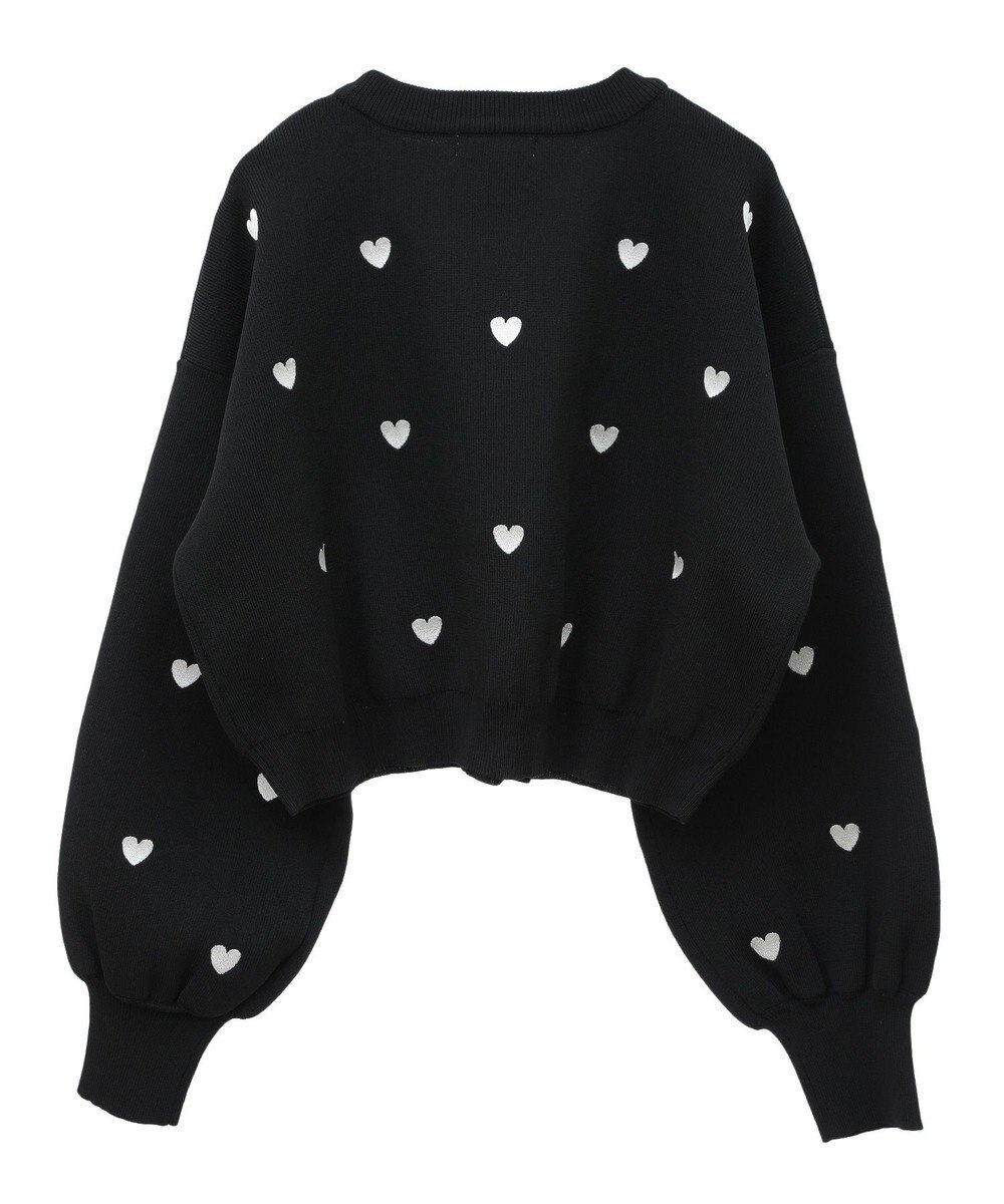 Green Parks ・ｓｗｉｎｇ　ｂｙ　ハート刺繍ニット 