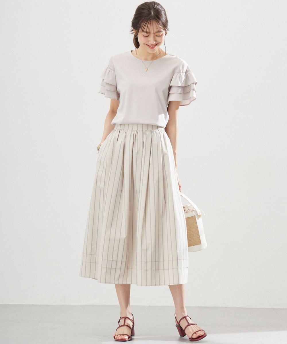 組曲 コットンポンチシア－スリーブ ブラウス 