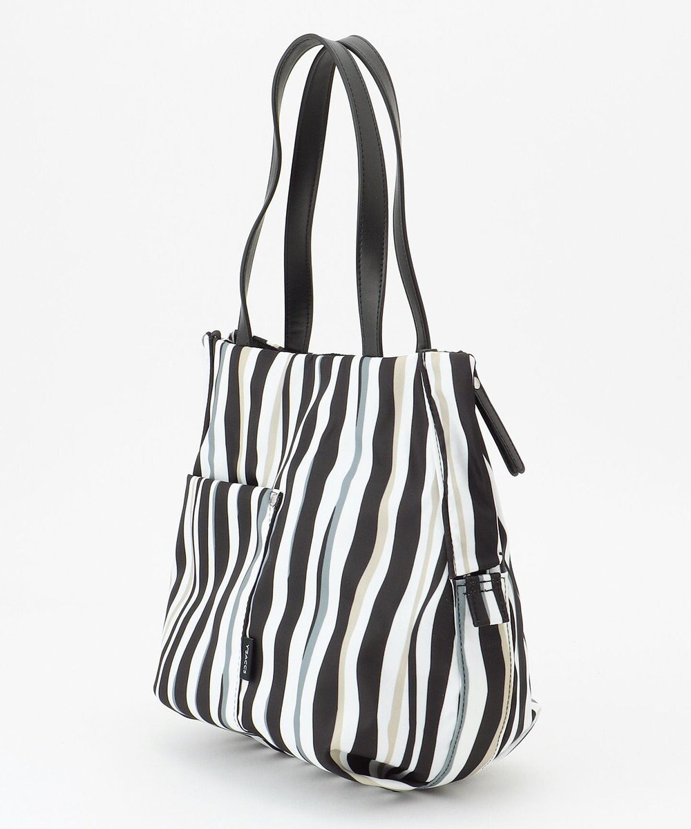 Y'SACCS 【ムック本掲載】ドローイングストライプ　ミニトートバッグ 