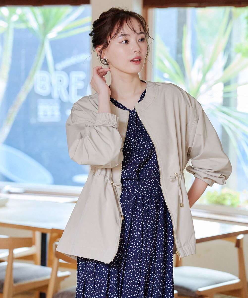 Tiaclasse 【新色追加・洗える】メモリーノーカラードロストブルゾン 