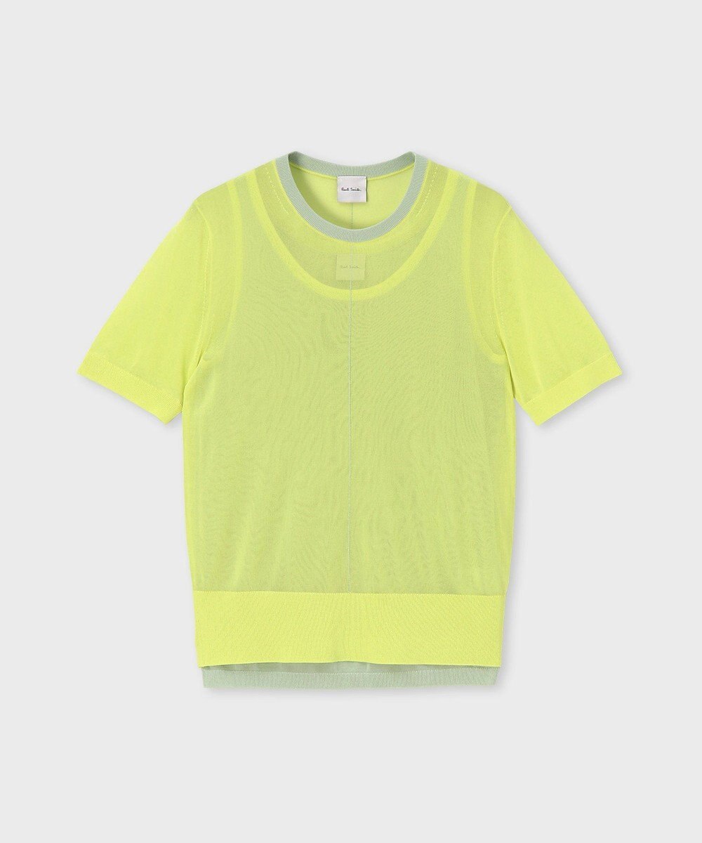 Paul Smith シアーレイヤード 半袖ニット 