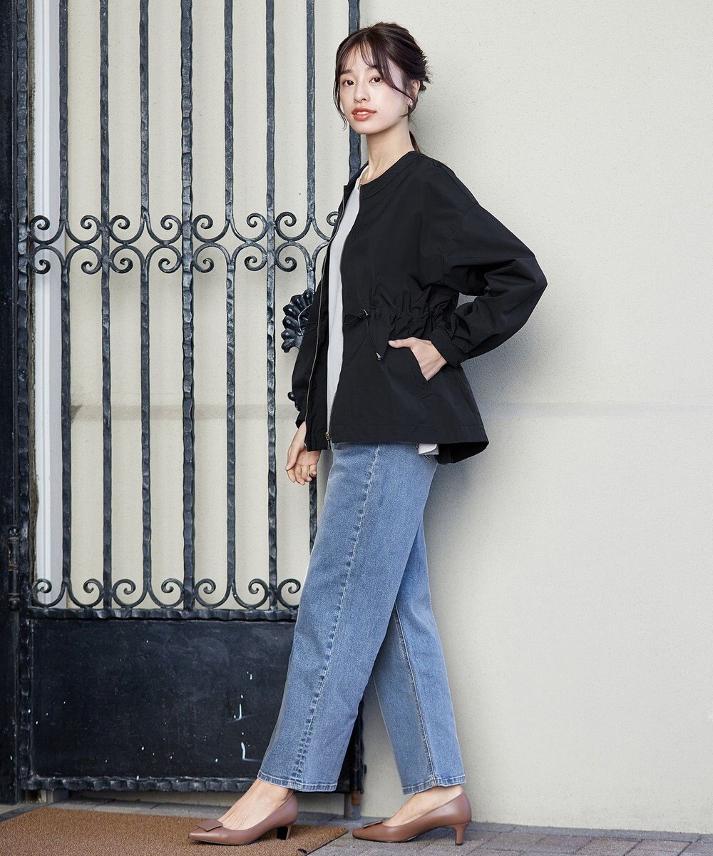 Tiaclasse 【新色追加・洗える】メモリーノーカラードロストブルゾン 