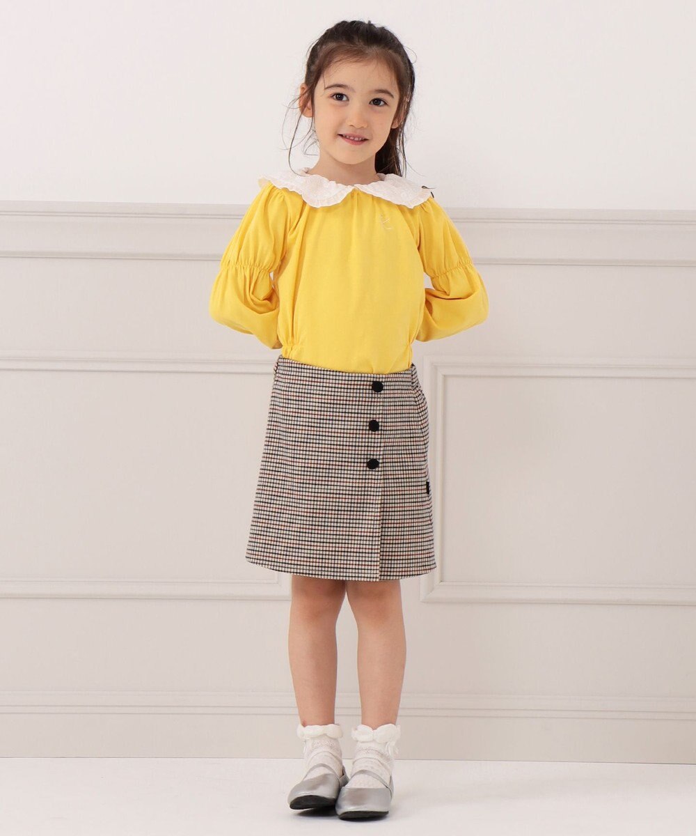 組曲 KIDS 【110-140cm】ビッグカラー ブラウス 