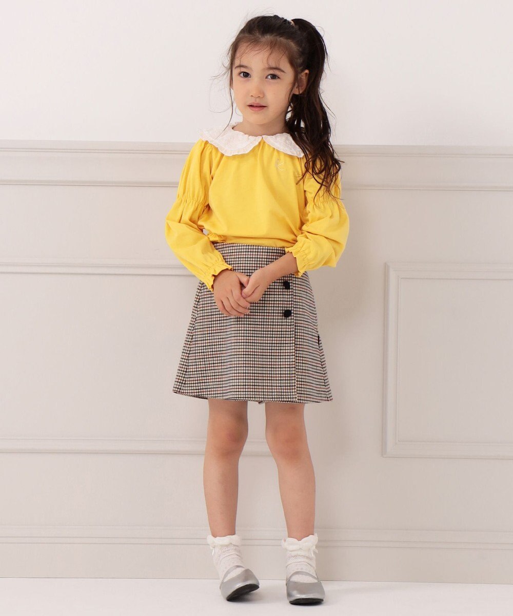 組曲 KIDS 【110-140cm】ビッグカラー ブラウス 