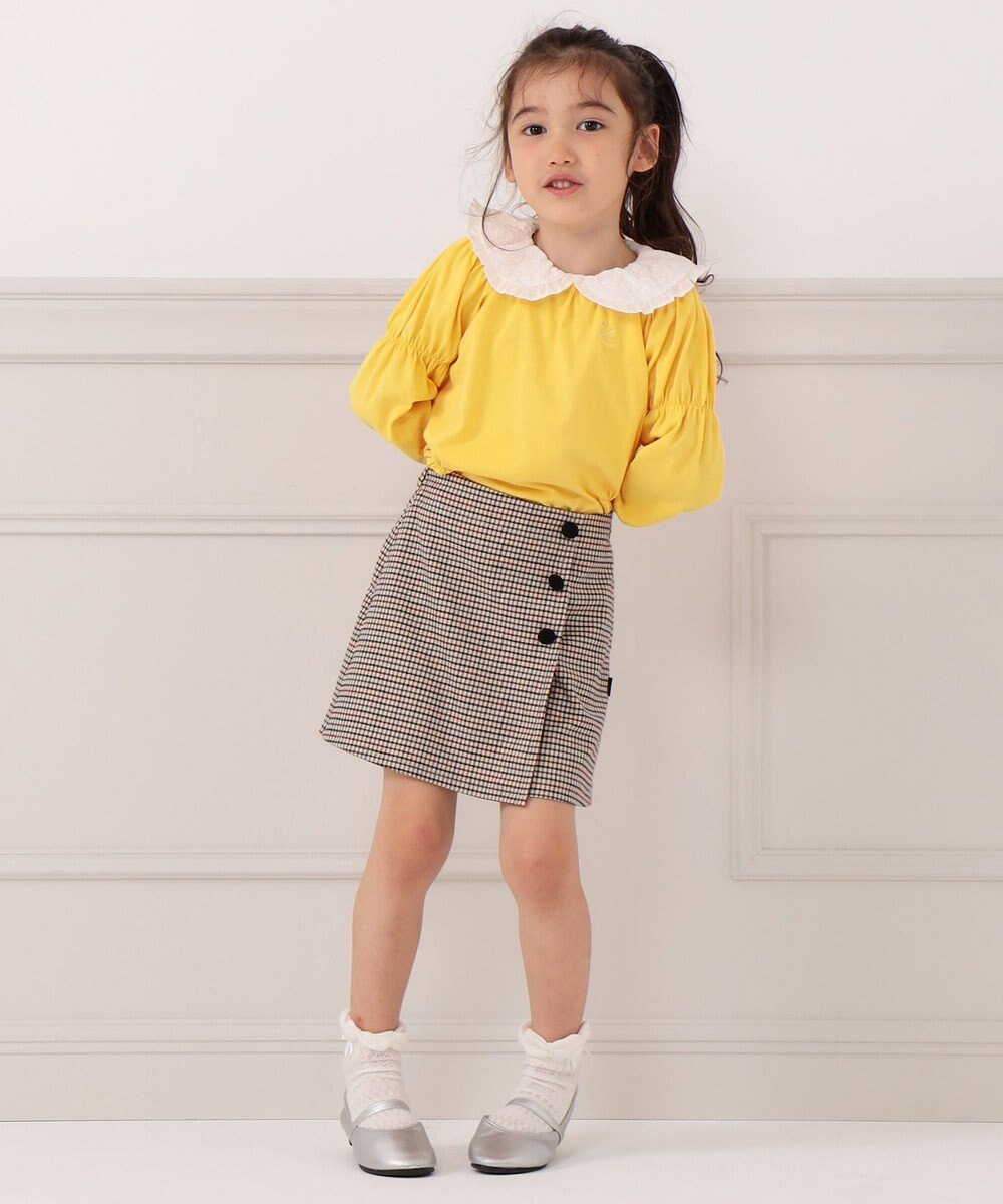 組曲 KIDS 【110-140cm】ビッグカラー ブラウス 