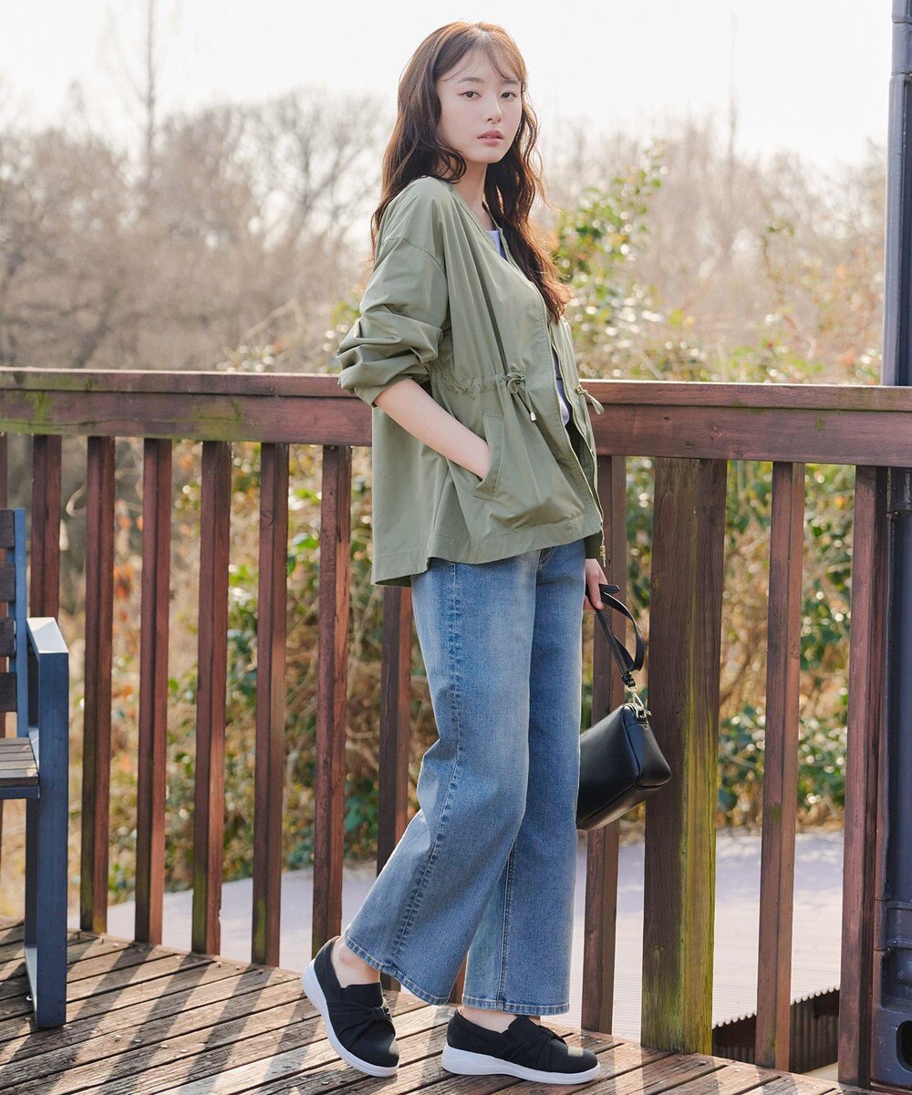 Tiaclasse 【新色追加・洗える】メモリーノーカラードロストブルゾン 