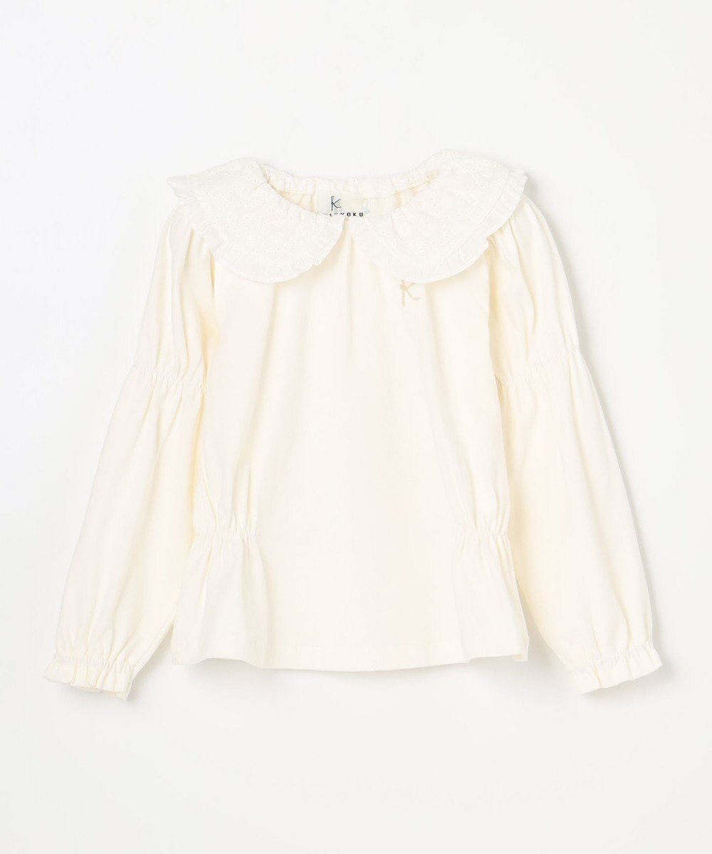 組曲 KIDS 【110-140cm】ビッグカラー ブラウス 