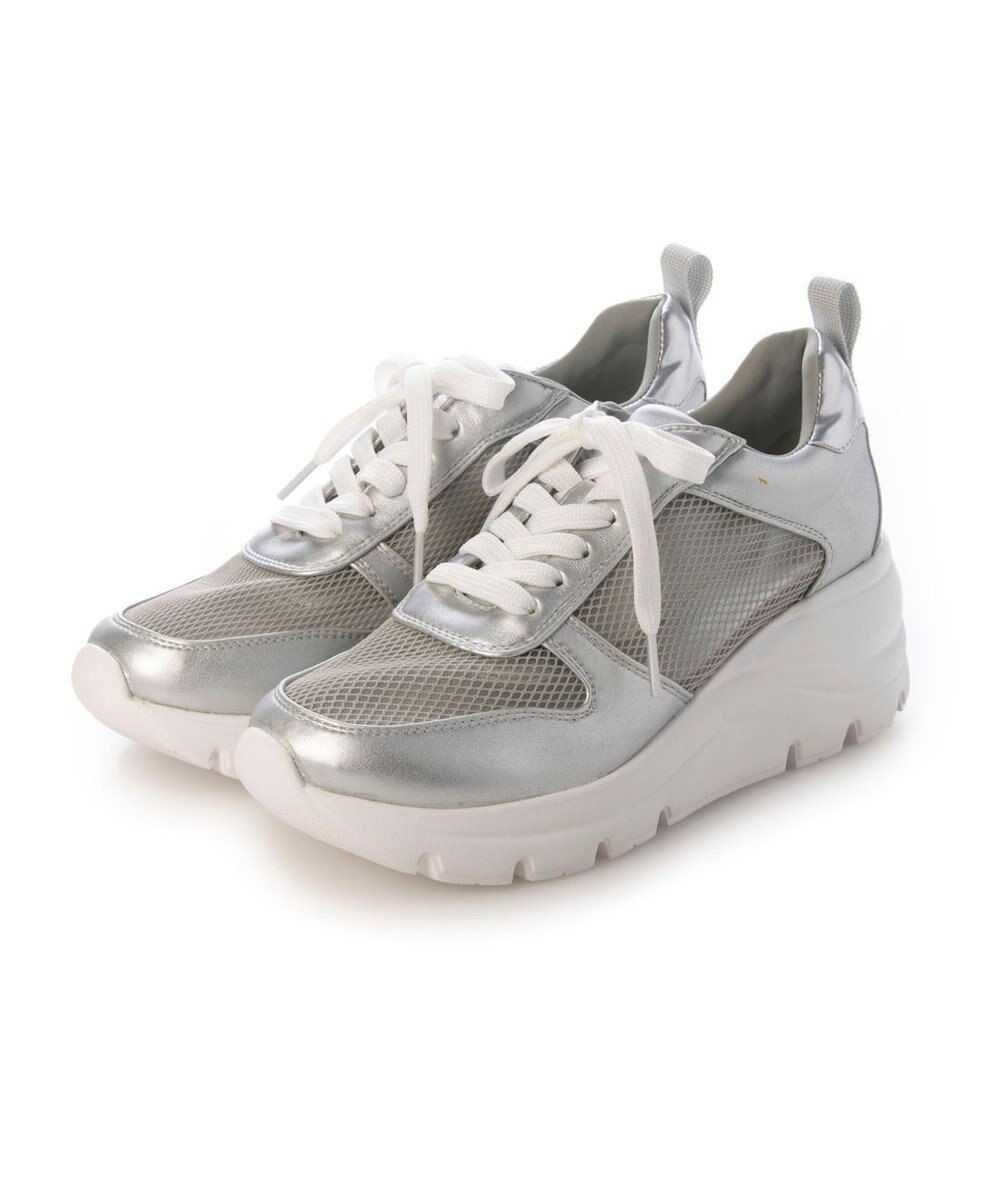 ing <ing>【WEB限定】厚底メッシュスニーカー 