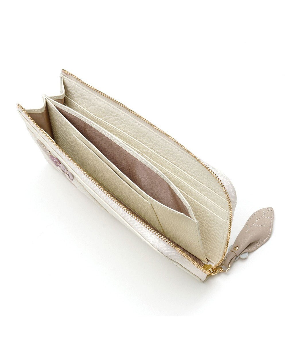 IBIZA アニマーダ　牛革　L字ファスナー長財布（ゾウ） 