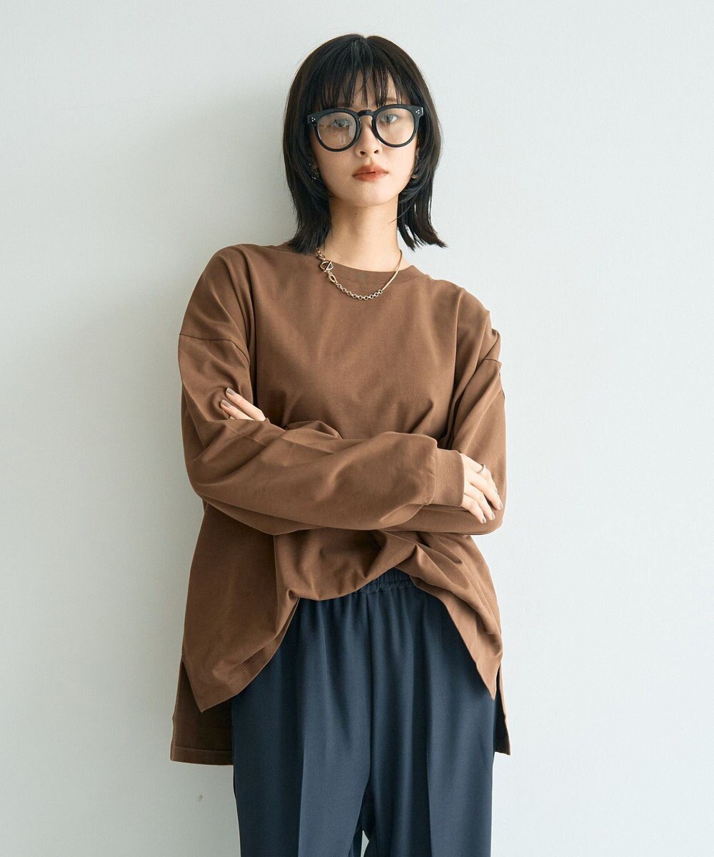 YECCA VECCA コットンルーズプルオーバー 