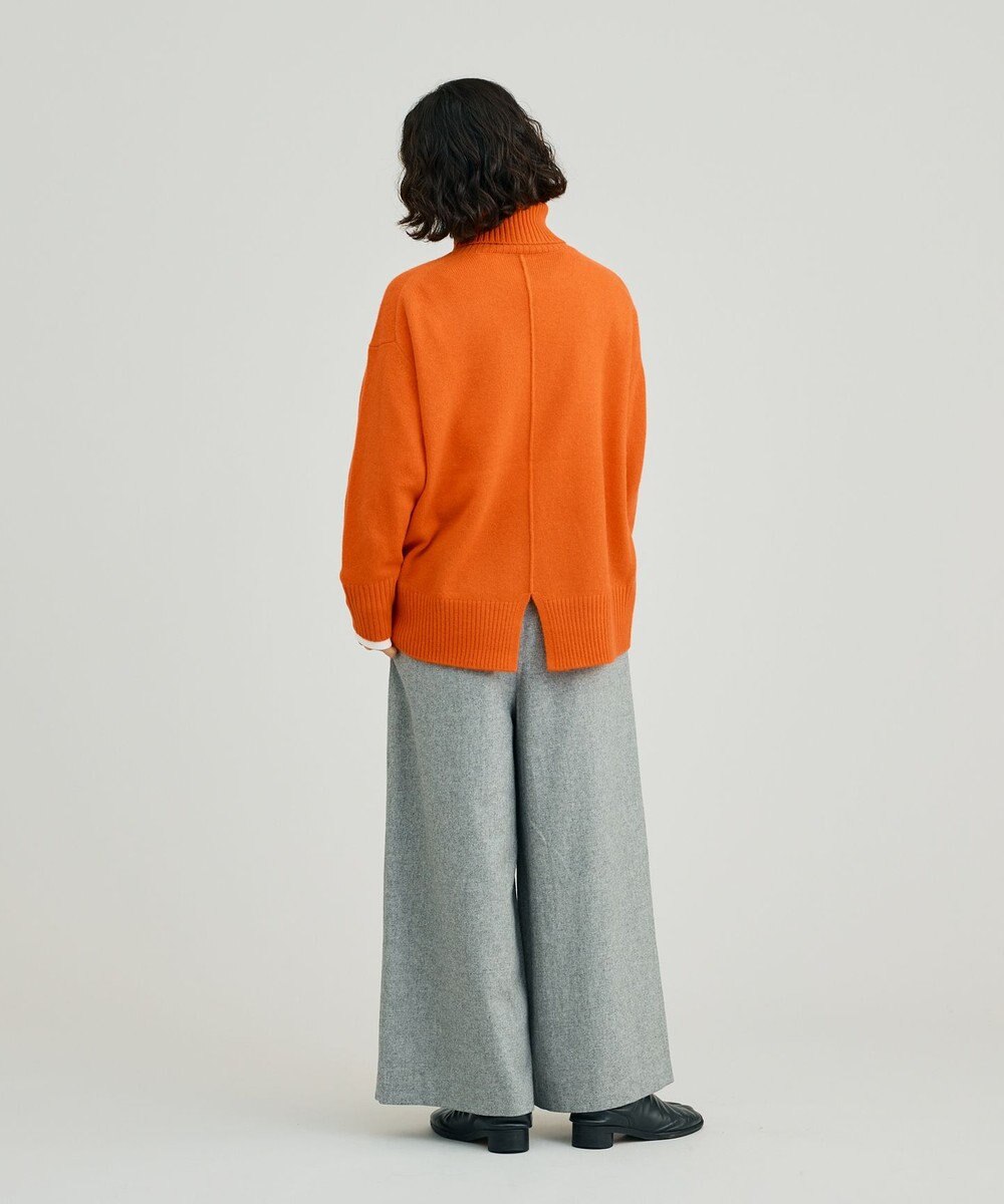 J.PRESS YORK STREET 【WOMEN】ウールカシミヤ タートルニット 