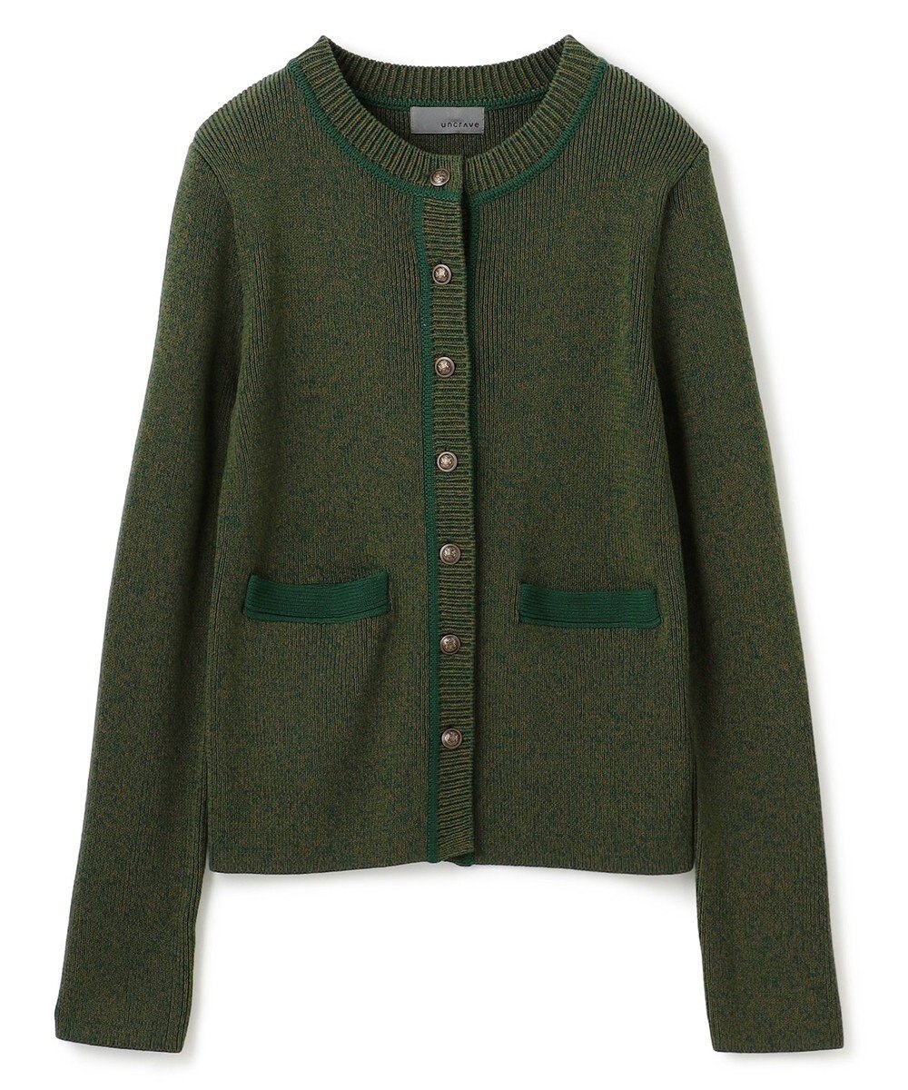 uncrave 【モデル村岡美里さん × uncrave STANDARD】ニットジャケット 