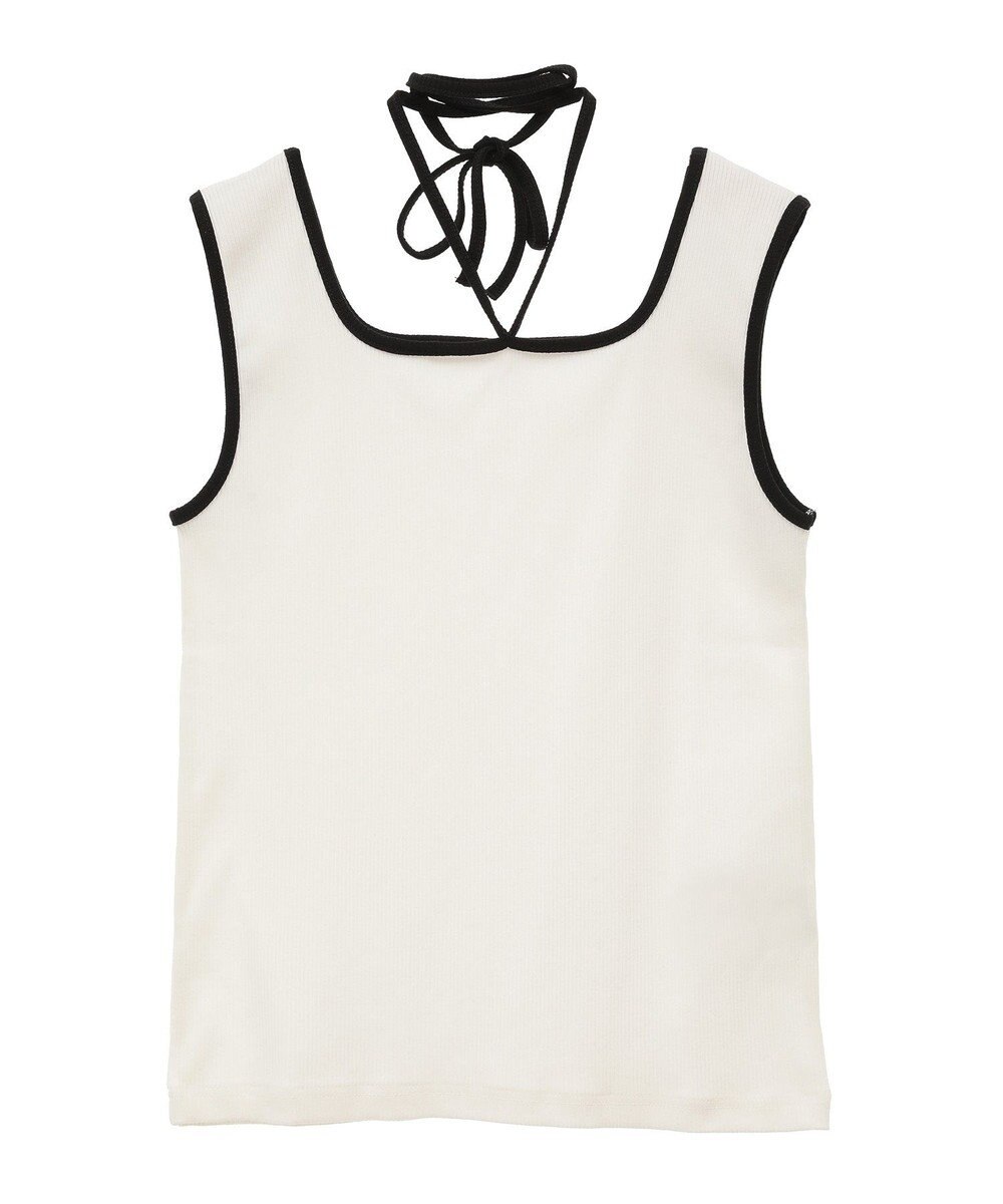 Green Parks チョーカー付きタンクトップ 