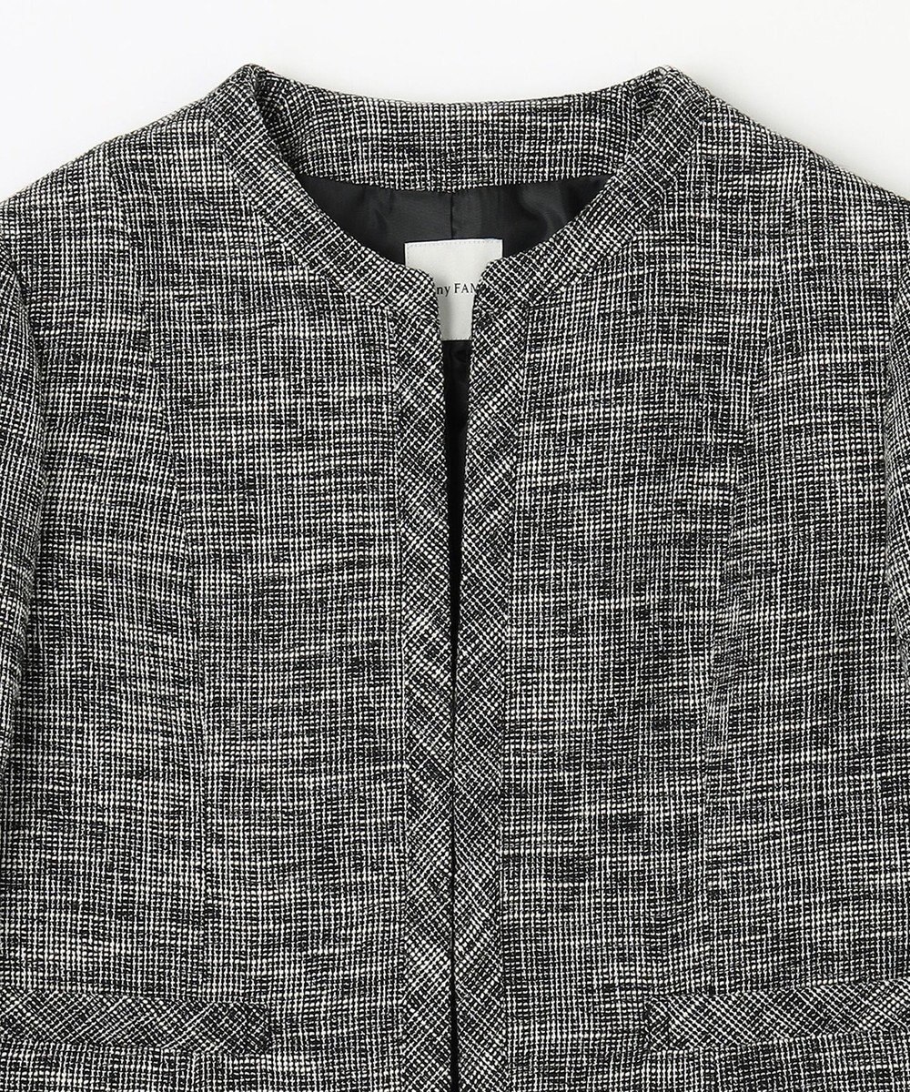 ANY L ツイードミックスジャケット 