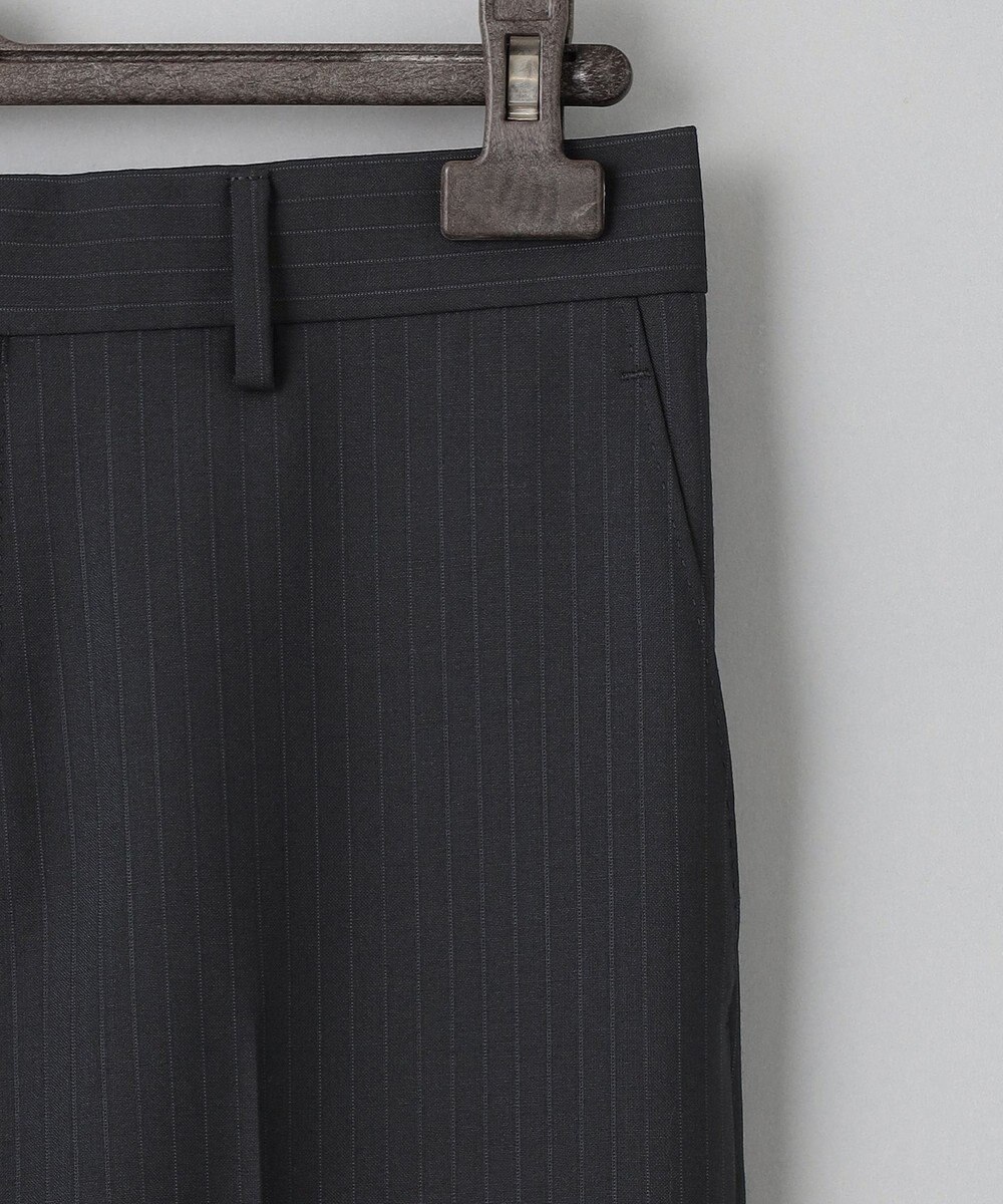 GOTAIRIKU 【オールシーズン対応】WOOL×POLYESTER ライトウェイト スーツ（ブラックストライプ） 