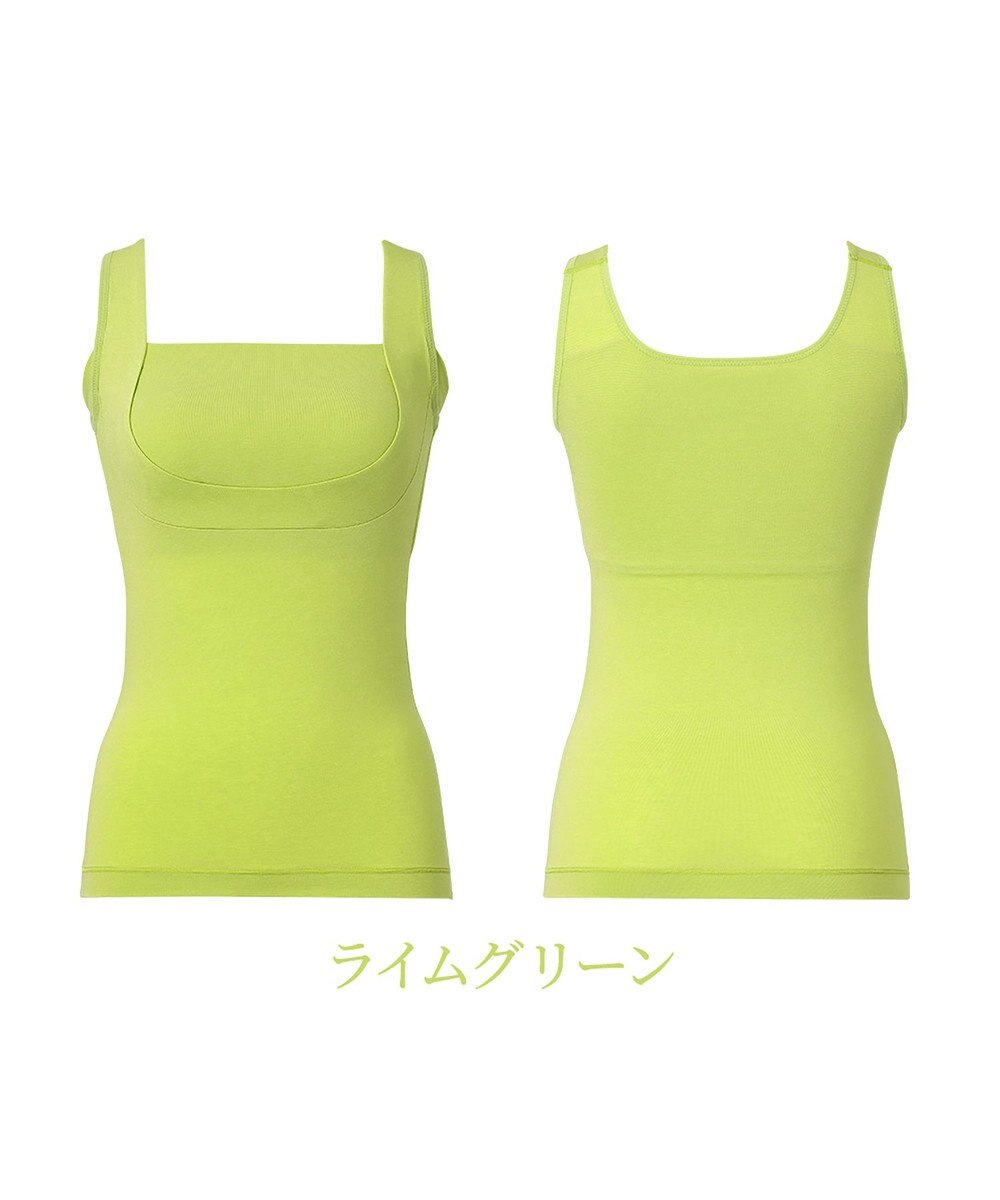 BRADELIS New York 【BRADELIS NewYork peace】綿混楽々dailyブラキャミ25 ノンワイヤー 補正下着 カップ付き キャミソール ブラトップ 