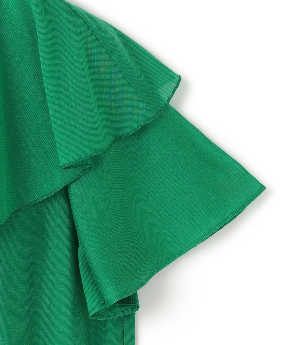 UNFILO ライトシアー ラッフルブラウス 