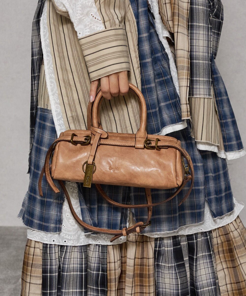 style code 【Ungrid/アングリッド】　ヴィンテージ ワイドミニボストンバッグ 