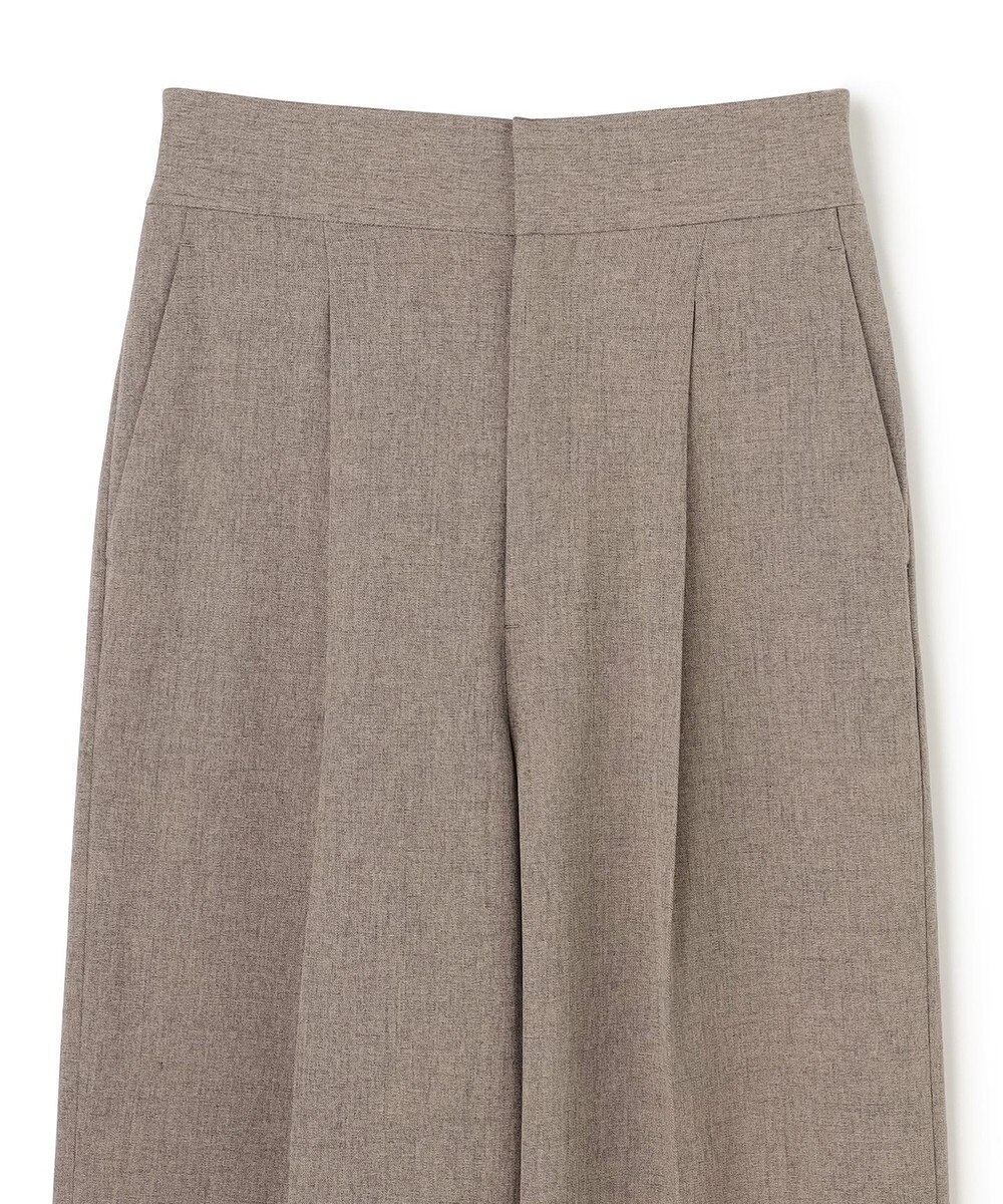 uncrave ウォッシャブルウールライクツイル ワイドパンツ 