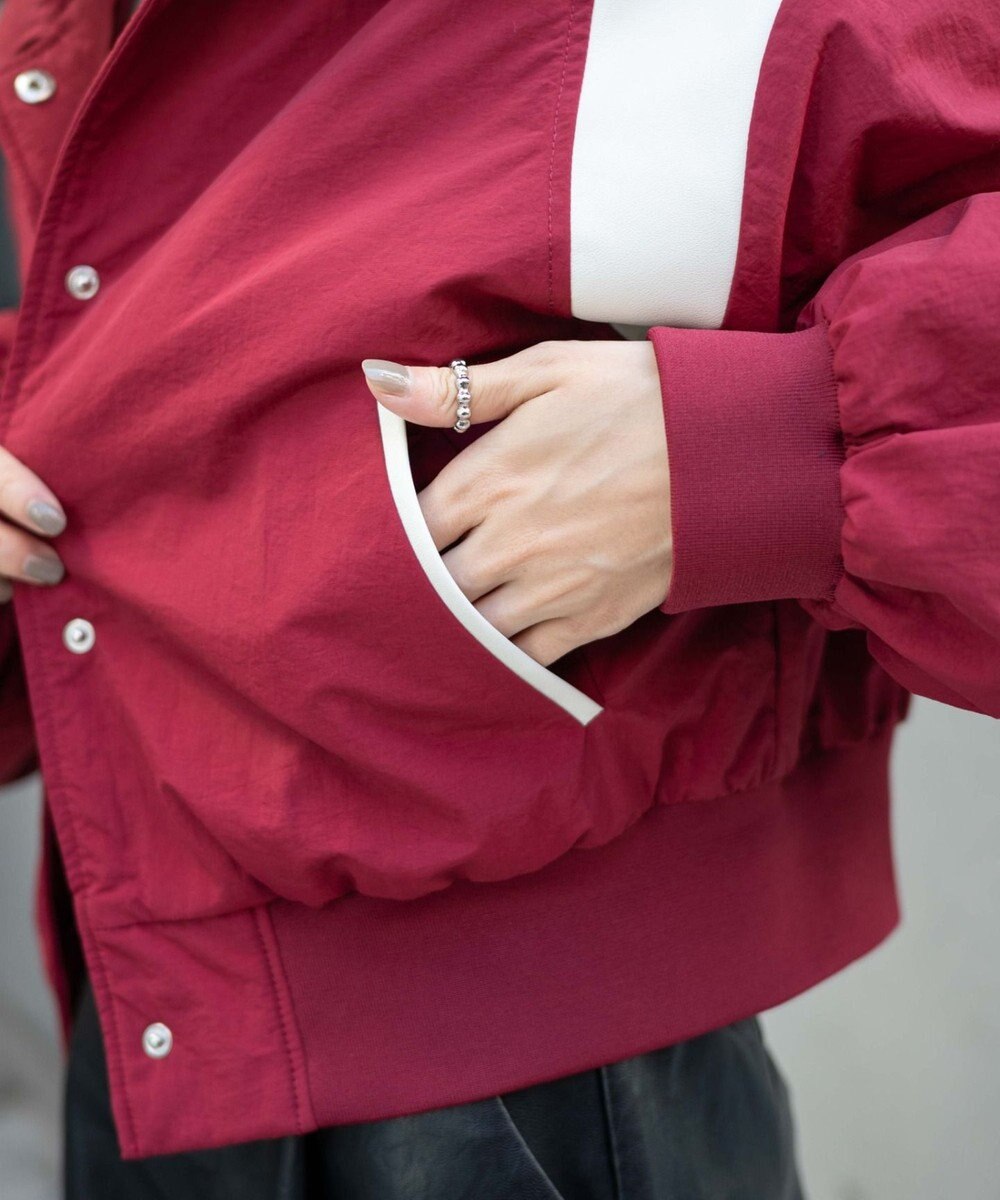 WEGO ナイロン切替ショートスタジャン 